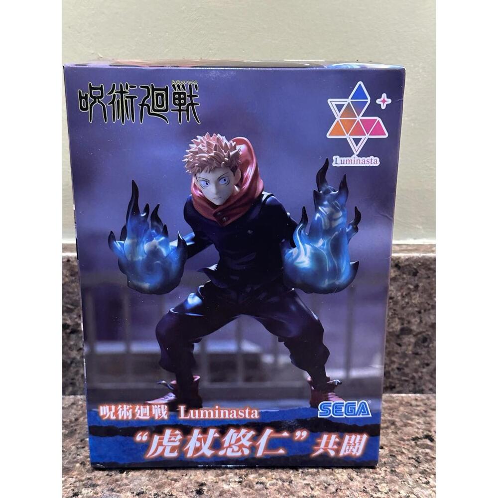 Sega Jujutsu Kaisen Luminasta Yuji Itadori Joint Struggle Toy Figure Black Flash